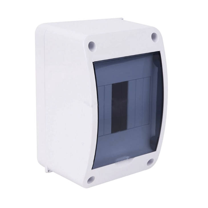 68306 Тусо Модульный щиток о/п на 6 мод. с вертикальной дверцей, 140х125х85мм, белый