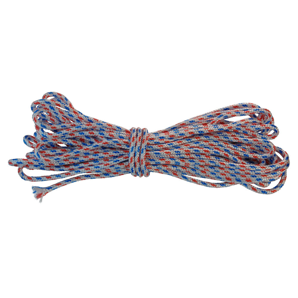 Шнур полипропиленовый 16-прядный плетеный 4мм, рн - 85 кг